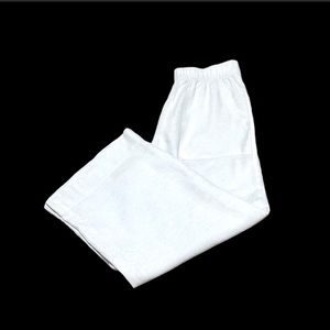 Sigrid Olsen Wide Leg Linen Capris (blue)